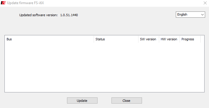 Clicca sull'immagine per ingrandirla.*  Nome:   FlySky FS-i6x firmware update.png* Visite: 1* Dimensione: 6.8 KB* ID: 913542